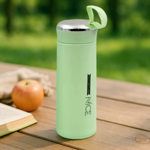 Water Bottle 400 ML Leak Proof Glass Bottle for Daily Water 1 Pc