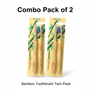 Eco-Friendly Bamboo Toothbrush (Combo Pack of 2)