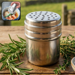 Multipurpose Stainless-Steel Spice Shaker Container (1 Pc)