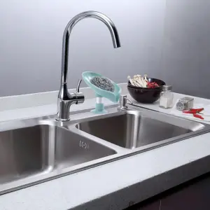 Self Draining Soap Holder for Bathroom Leaf Shape Soap Tray
