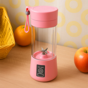 home Portable USB Electric Juicer – 6-Blades Protein Shaker Blender Cup (380 ML)